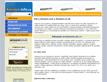 Tablet Screenshot of amazon-info.cz